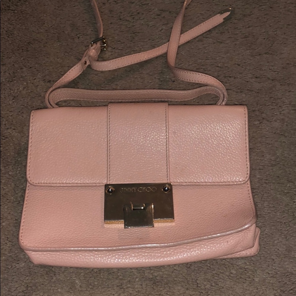 Blush Jimmy Choo crossbody